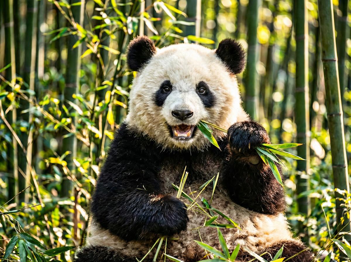 小马拉大车熊猫野生视频