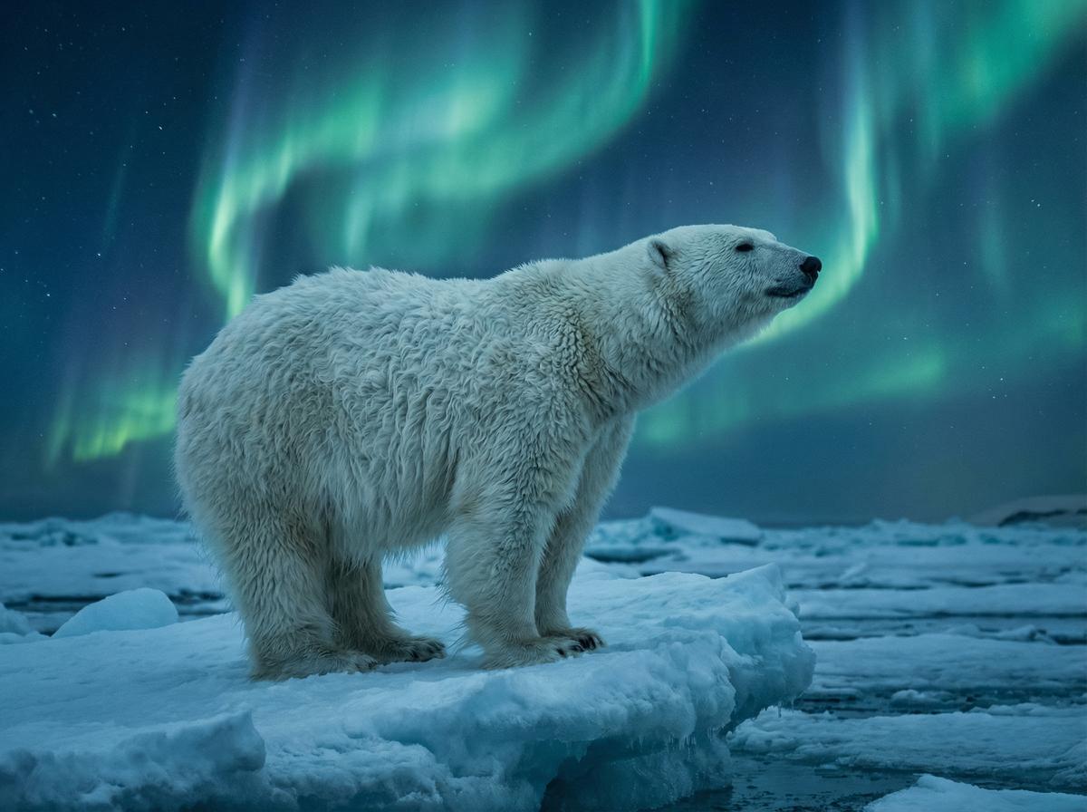 小马拉大车北极熊野生视频